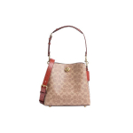 Coach Willow 22 &auml;mbrikott Naiste k&auml;ekotid Punakaspruun Pruun C3890-B4NQ4 Basic Set (Bag+Dust Bag)