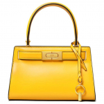 Tory Burch Lee Radziwill Luku ja Pandlaga Nahast T&otilde;mblukuga K&auml;ekott Risti-keha &Otilde;la K&auml;ekott Naiste T&otilde;mblukuga K&auml;ekotid Sidrunikollane 56912-787 Basic Set (Bag+Dust Bag)
