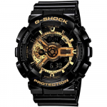 CASIO mudelinumber Must x Kuldne seeria G-SHOCK GA-110GB-1ADR