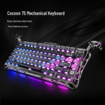 GravaStar K1 PRO Cyberpunk 75% Kolmerežiimiline Mehaaniline Klaviatuur