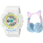 CASIO Naiste BABY-G Valge Kell BA-110TM-7APR BA-110TM-7APR White Dial