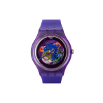 SWATCH Unisex Lilla Kell SUOV100 SUOV100 Purple Watch Dial