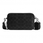 Coach 19 T&otilde;mblukuga Vasikanahast Crossbody Kott Meeste kotid Must CEB31-OY2 Basic Set (Bag+Dust Bag)