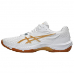 Asics Court Control FF 4 Mugav istuvus Tagasil&ouml;&ouml;gitoega Sulgpallijalatsid Unisex toss Valge Oranž 1071A125-100 42
