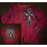 VibeStreet Y2K Gooti Harajuku Splice Tr&uuml;kiga Valge Pika Varrukaga Uus Punk Hip Hop Seksikas T-s&auml;rk Moodne Vabaaja Puuvillane L&otilde;tv Topp Unisex S brown