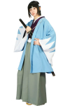 Hakuoki Shinsengumi ja Peapael Cosplay Kost&uuml;&uuml;m [NOOLOR] &Uuml;likond, Haori, (Vaba suurus) must