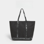 Uus L&otilde;uend Sequin Suure Mahutavusega Totes Kott V&auml;rviplokkidega Retro &Otilde;la- ja Crossbody Stiilis tumehall v&auml;rv