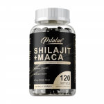Shilajit + Maca kapslid - sisaldavad musta k&ouml;&ouml;mne&otilde;li, mis toetab immuuns&uuml;steemi ja neerude tervist, kiirendab ainevahetust ja suurendab energiat 120