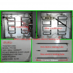 110V 280-400mm 250W/300W/350W/400W Heating Element for Electric Oven stove resistance Heat Tube electric heating tube Tube length 345mm
