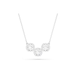 Swarovski Una Casual Elegantne Kuupmeetrilise Tsirkooniumiga Roodiumiga Pinnatud Imitatsioonkristallist Kaelakee Naiste kaelakee 5646732 Box (Random Color)