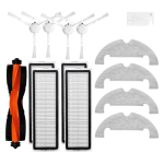 Xiaomi Robottolmuimeja X10 Robottolmuimeja Osad Asendus Peamine K&uuml;lgmine Harja Hepa Filter Mopikangas CHINA white