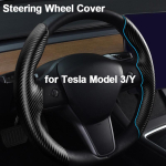 Tesla Model 3 Y Roolikate S&uuml;sinikkiust Mustriga Autorooli Kate Kaitsja 2023 Dekoratsioon Siseosade Lisatarvikud black