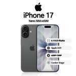 Apple iPhone 17 nutitelefon toetab Nano-SIM+eSIM, uus ja aktiveerimata 256GB