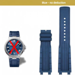 Kvaliteetne fluorokaut&scaron;ukist k&auml;ekella rihm Breguet Marine 5517 5527 5547 jaoks, originaalse disainiga veekindel higikindel kella rihma osad 5517 5527 5547