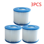 1-10 tk Asendus Ujumisbasseini Filter Sobib Bestway Flowclear Suurus VI Filterkassett Lay-Z-Spa - Miami Vegas Palm Springs gray