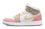Jordan 1 Mid SE Pastell Erksinine Roheline Grind GS DJ0338-100 38.5