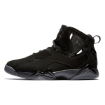 Jordan Air Jordan 7 True Flight Nahast Kulumiskindlad Hingavad K&otilde;rged Laste Korvpallijalatsid Must 343795-013 36.5
