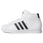 Adidas Originals Pro Model J libisemiskindlad keskmise k&otilde;rgusega laste rulaketsid Valge Must Teismelised FV5724 35.5 white