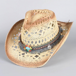 L&auml;&auml;ne-Boheemia Kauboim&uuml;ts Naistele Meestele Suvi 2026 Vintage Rannak&otilde;rs P&auml;ikesem&uuml;tsid Panama Cowgirl Jazz M&uuml;ts Sombrero Hombre About 58cm