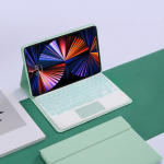 Kaitse&uuml;mbris Xiaomi Pad 8/8 Pro 11,2-tollisele (2025. aasta) eemaldatava ingliskeelse puuteplaadiga klaviatuuriga roheline