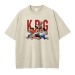Anime Hajime No Ippo Makunouchi Ippo Graafiline Pesitud T-s&auml;rk Meeste Vintage T-s&auml;rgid &Uuml;le suurusega T-s&auml;rk Harajuku Mehelik Puuvillased Topid L gray