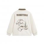 Li Ning X Disney Monsters University V&auml;rviplokk Fliis Soe L&otilde;tv Kootud Pikkade Varrukatega Jakk Meeste Jakk AFDT655-3 XL