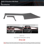 TPIC BMW F30 F32 F34 jaoks Valmistatud Alcantara armatuurlauapaneelist Auto siseosa instrumendipaneeli kattekleebis Tuning stiilitarvikud