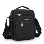 4 kihti Ruumi disain Meeste kotid K&auml;ekott K&otilde;rge kvaliteediga Crossbody kott meestele Stiilne meeste k&auml;ekott &Otilde;lakott pudelitaskuga must