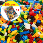1000 tk Osad 500 tk Loov Disainer DIY M&auml;nguasjad Poiss T&uuml;druk S&otilde;ber Mudeli Ehitusklotsid MOC Klassikalised Tellised J&otilde;ulukink