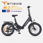 ENGWE L20 3.0 Boost 250W 48V 13.5Ah Aku, T&auml;isvedrustus, H&uuml;draulilised Ketaspidurid, 7-k&auml;iguline Shimano K&auml;iguvahetaja, kuni 140 km Pikk S&otilde;iduulatus L20 3.0 Boost-48V13.5AH 250W-BK-TT