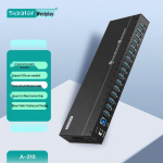 SIPOLAR 16-pordiline t&ouml;&ouml;stuslik USB 3.0 jaotur