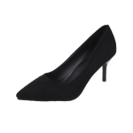 Uued S&uuml;gis Lihtsad Elegantsed K&otilde;rged Kontsad Stiletto Naiste Kingad Terava Ninaga Must Etikett Professionaalsed &Uuml;ksikud Kingad Pulmakingad 34
