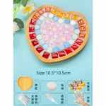 Bambusest mosaiik DIY alustassid K&auml;sit&ouml;&ouml; loovmaterjal tassi aluseks lauan&otilde;ude alusmosaiik Kristall K&auml;sit&ouml;&ouml;riistade komplekt Laste kingitus