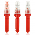 3 tk Merep&auml;&auml;stepatareid Paatidele Poid Kalap&uuml;&uuml;gi Meelitamine P&auml;&auml;ster&otilde;ngas LED-tuli Jahi Hoiatustuli Avamerel Asukoha H&auml;daolukorra Valgustid Red 3Pcs