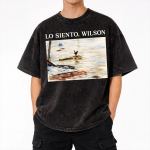 Lo Siento Wilson Rooster 88070439 Pestaud T-s&auml;rk Streetwear Hip Hop Mood T-s&auml;rgid T-s&auml;rgid Topid Meestele Naistele L&uuml;hikeste varrukatega S mitmev&auml;rviline