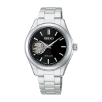 SEIKO SELECTION HFB008J Naiste k&auml;ekell Valmistatud Jaapanis Mehaaniline Automaatne (k&auml;sipatsutusega) Avatud S&uuml;da Lihtsalt Reguleeritav Must Tihvt Roostevaba Teras black