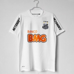 2012/13 hooaeg Neymar Nr. 11 Basilica Santos kodus&auml;rk 1999-01 retro l&uuml;hikeste varrukatega jalgpallis&auml;rk S white