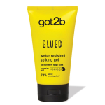 Got2b Glued Veekindel Spiking Želee, &Uuml;limalt Tugev Hoidvus Tase 6, Pikaajaline Soengu Kontroll, Vegan Valem - 150 ml yellow