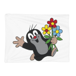 Armas &otilde;nnelik mutt Krtek Tekid Pehme soe flanellist visketekk Kate voodi elutoa pikniku reisi kodu diivani jaoks 75x100cm (30x40inch) black