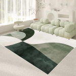 Kerge luksuslik kodumatt elutoa kaunistus Rohelised vaibad Kaasaegne esik diivaniala vaibad Magamistoa kaunistus Voodi k&otilde;rval suur p&otilde;randamatt 80cm x 120cm
