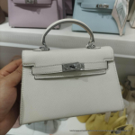 Teise p&otilde;lvkonna peopesaj&auml;ljega Kelly kott 2026: Uus k&otilde;rgekvaliteediline mini-tote ja crossbody naiste k&auml;ekott 1 gray