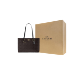 COACH jaam kaetud l&otilde;uend nahast &otilde;lakott suur naiste p&auml;hklipruun CCD69-IMXAQ Gift Box Set (Basic Set+Yellow Box) beige