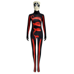 H&auml;mmastav Digitaalne Tsirkus Cosplay Kost&uuml;&uuml;m Pomni Gangle Zentai &Uuml;likond Mask Tunked Multifilmim&auml;ng Halloween Karneval Cosplay Riietus 190 black