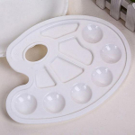10-Well Art Alternatives Thumb Hole Artist Paint Watercolor Palette White Tray One Size