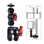 Andoeri multifunktsionaalne kuulpeaga klamber kuulkinnitusega klambrivarre superklamber 1/4-20 keermega GPS-telefoni LCD/DV-monitori LED-videovalgusti v&auml;lklambi jaoks