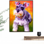 5D DIY Teemantmaaling Loomakoer T&auml;is&uuml;mar kivist pilt Tikandid Teemant 20X30