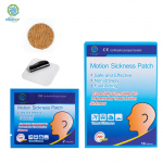 10 t&uuml;kki/karp, liikumisvastane plaaster Hiina traditsiooniline taimne meditsiiniline plaaster oksendamise &auml;rahoidmiseks valge