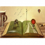 Teemantmaal ristpistes raamatulaua kaunistus 5D t&auml;is&uuml;mmargune tikandid mosaiikk&auml;sit&ouml;&ouml; 20X30CM