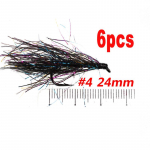 6tk nr 4 Flasher Streamer k&auml;rbsepete tiirusk&auml;rbes forellik&auml;rbsep&uuml;&uuml;giks.