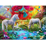 Oriental Unicorns Teemantmaal Ristpistes T&auml;is&uuml;mmargune teemanttikandid 20X30CM